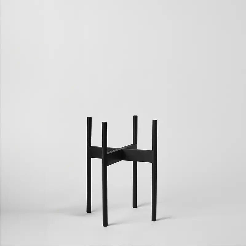 Rounded Hardwood Plant Stand