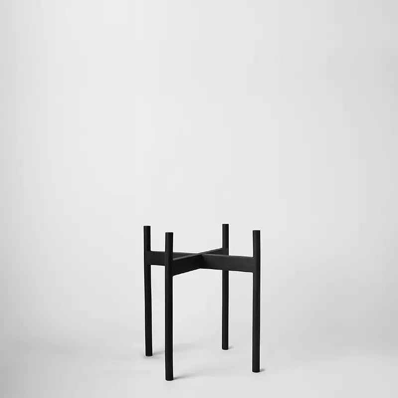 Rounded Hardwood Plant Stand